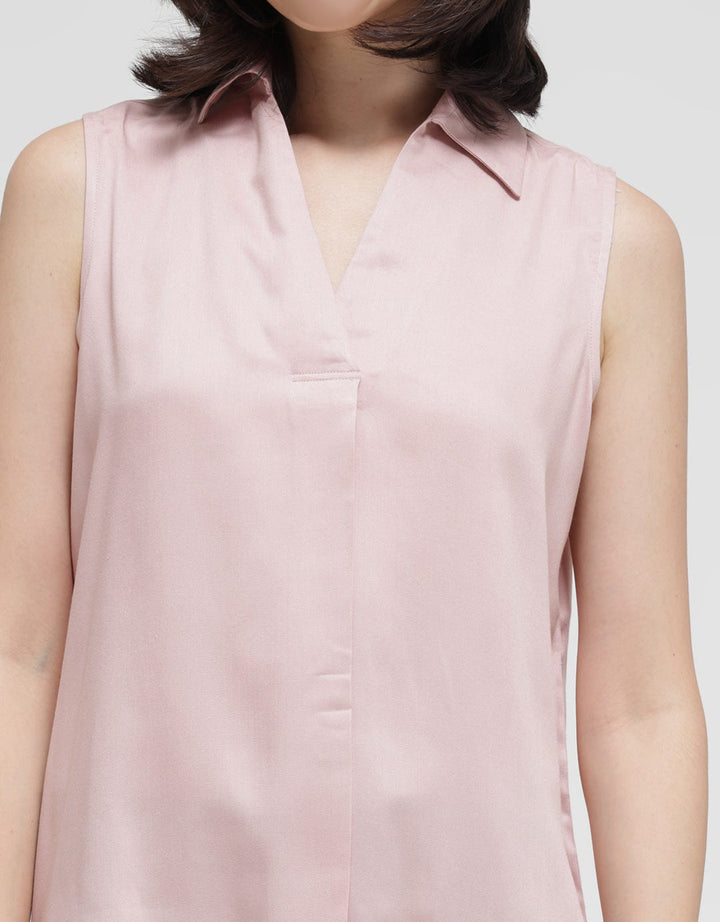 Connexion Sleeveless Rayon Kemeja Wanita