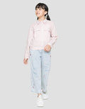 Nevada Long Sleeve Shirt Buttoned Down Stripes With Two Front Pockets
