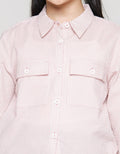 Nevada Long Sleeve Shirt Buttoned Down Stripes With Two Front Pockets