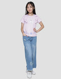 Nevada Embro Flower Girls Denim Pants