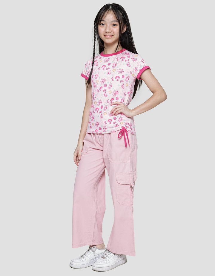 Nevada Long Pants Woven Wideleg Cargo With Two Pocket