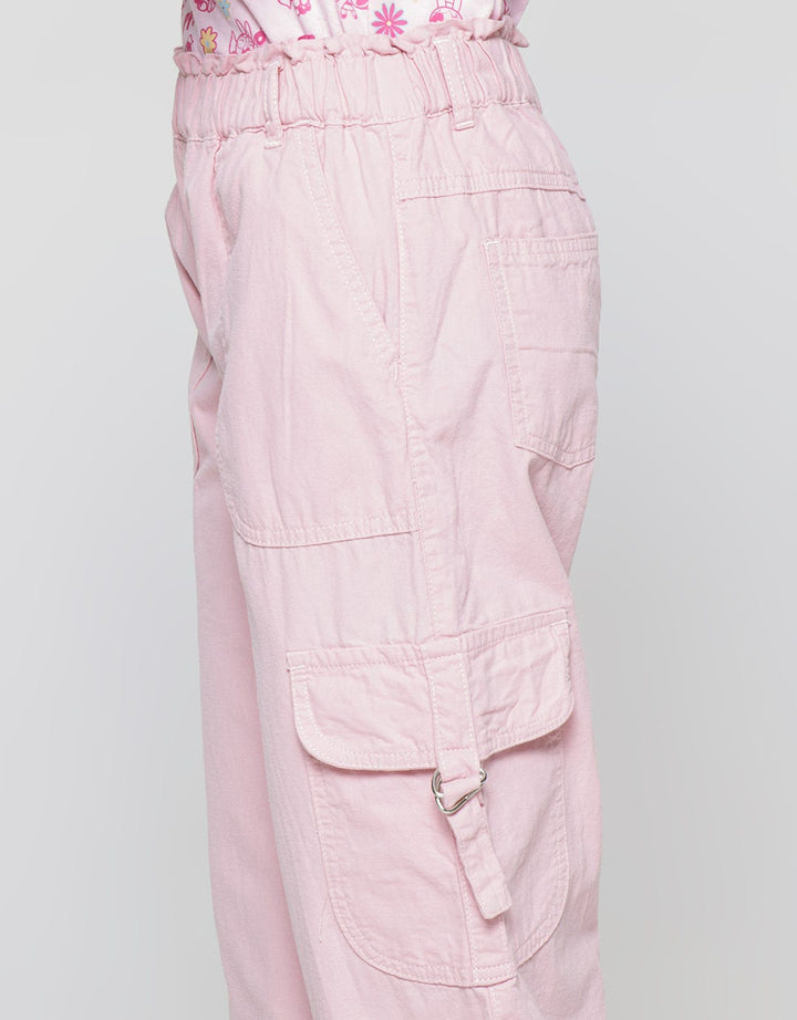 Nevada Long Pants Woven Wideleg Cargo With Two Pocket