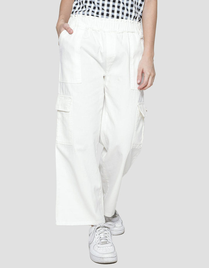 Nevada Long Pants Woven Wideleg Cargo With Pocket