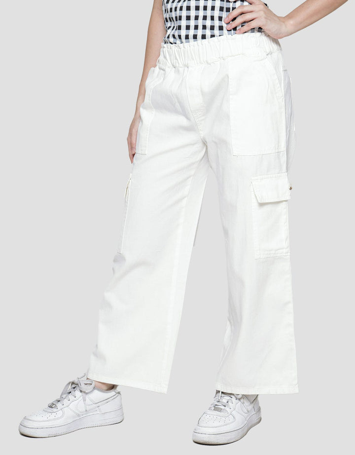 Nevada Long Pants Woven Wideleg Cargo With Pocket