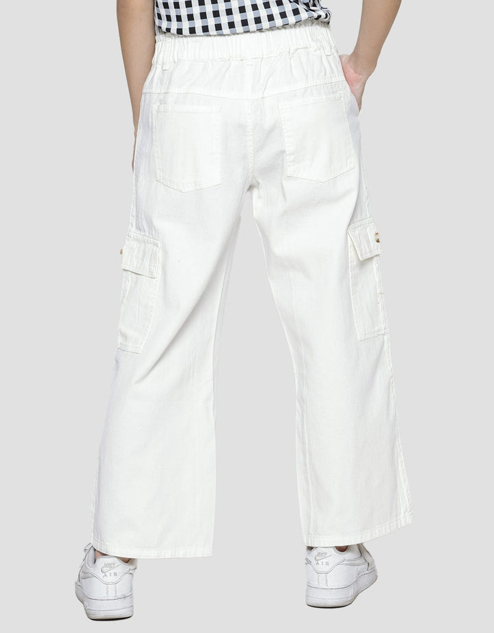 Nevada Long Pants Woven Wideleg Cargo With Pocket