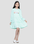 Nevada Midi Dress Knit Susun Anak Perempuan With Embro Amour Tassel