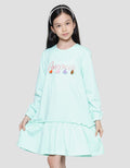 Nevada Midi Dress Knit Susun Anak Perempuan With Embro Amour Tassel