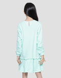 Nevada Midi Dress Knit Susun Anak Perempuan With Embro Amour Tassel