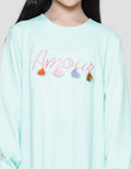 Nevada Midi Dress Knit Susun Anak Perempuan With Embro Amour Tassel