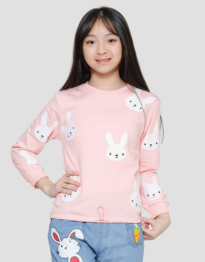 Nevada Rabbit Embro Girls Sweater