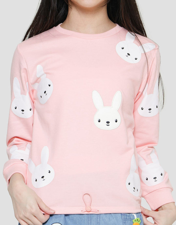 Nevada Rabbit Embro Girls Sweater