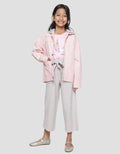 Nevada Twill Button Down With  Hoodie Jaket Anak Perempuan