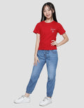 Nevada Short Sleeve T-Shirt Rib Knit With Embro Cat