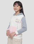 Nevada Knit Cut N Sewn With Hoodie And Embro Bear Jaket Anak Perempuan
