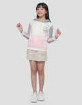 Nevada Knit Cut N Sewn With Hoodie And Embro Bear Jaket Anak Perempuan