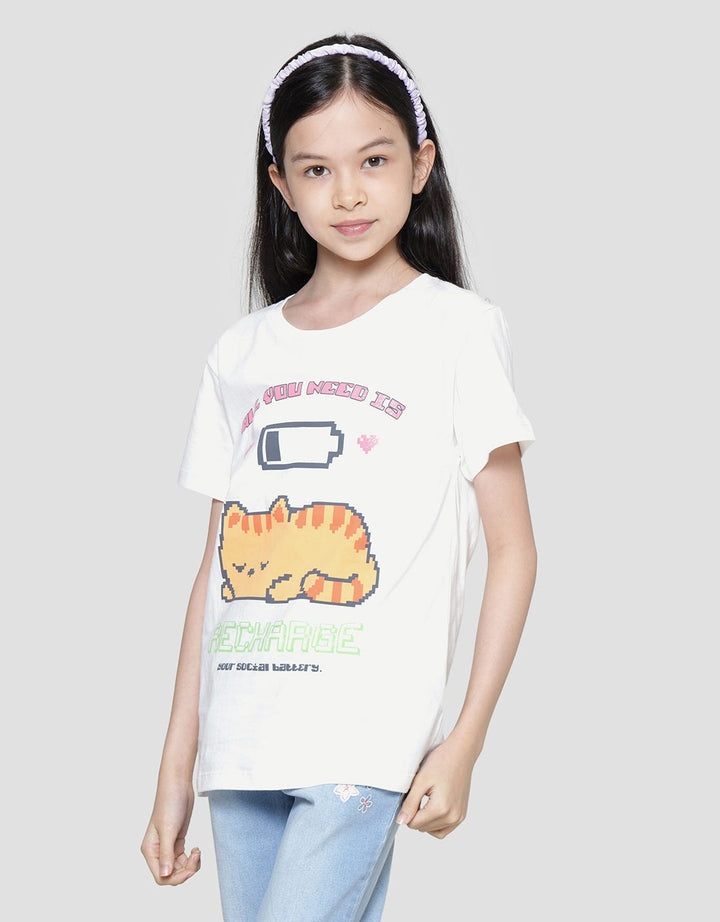 Nevada Cat You Need Kaos Anak Perempuan