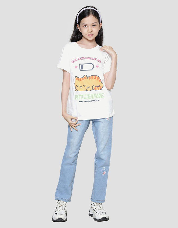 Nevada Cat You Need Kaos Anak Perempuan