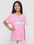 Nevada You Are Loved Kaos Anak Perempuan
