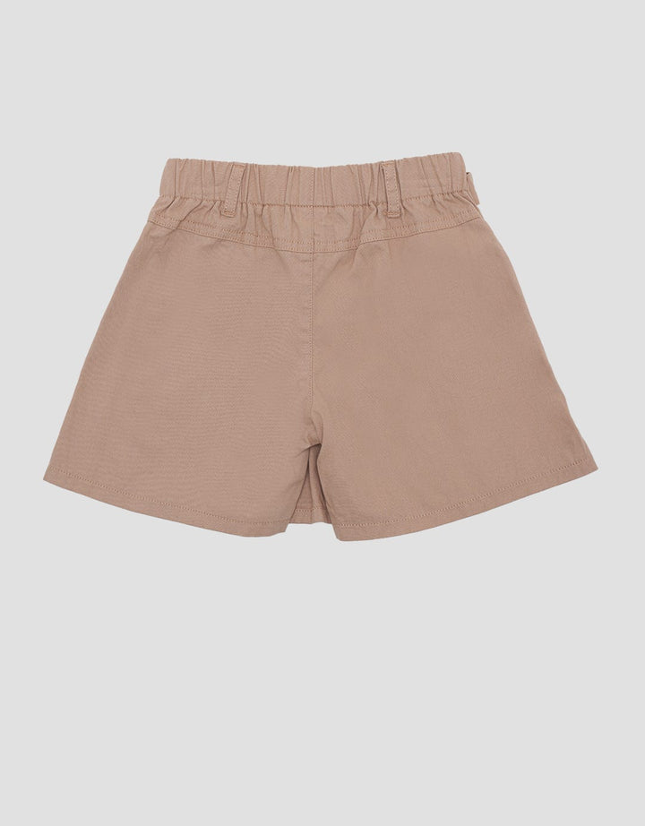 Little M Mini Skirt Skort Lipit Belt Anak Perempuan