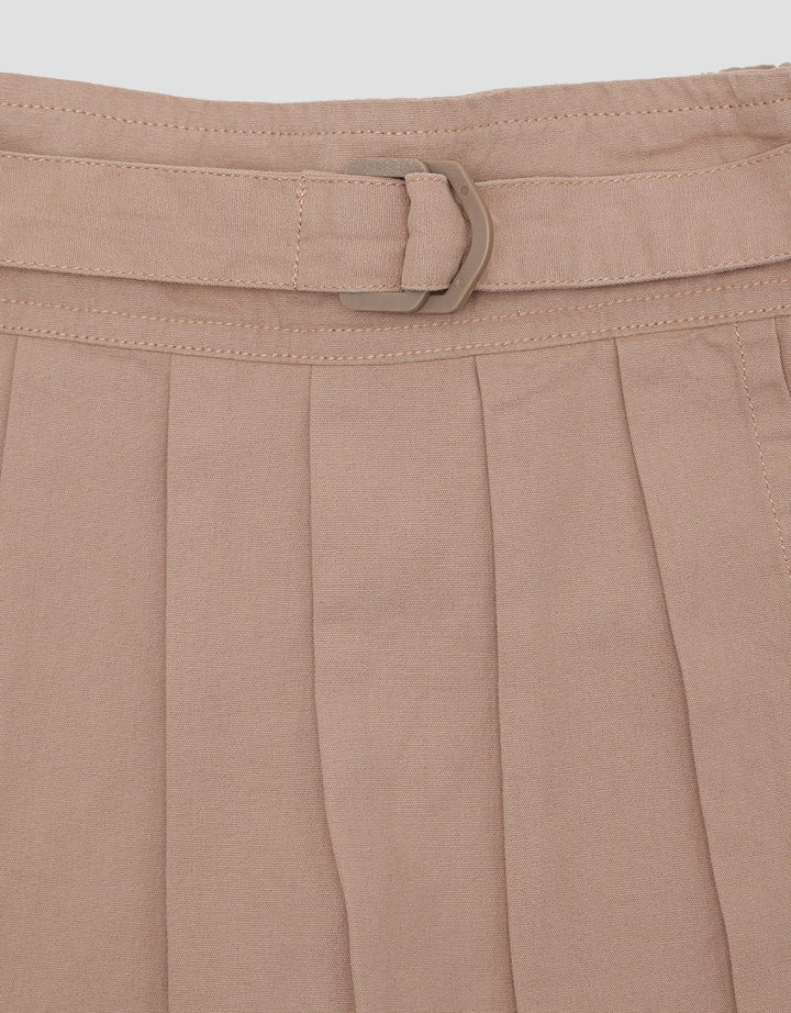 Little M Mini Skirt Skort Lipit Belt Anak Perempuan