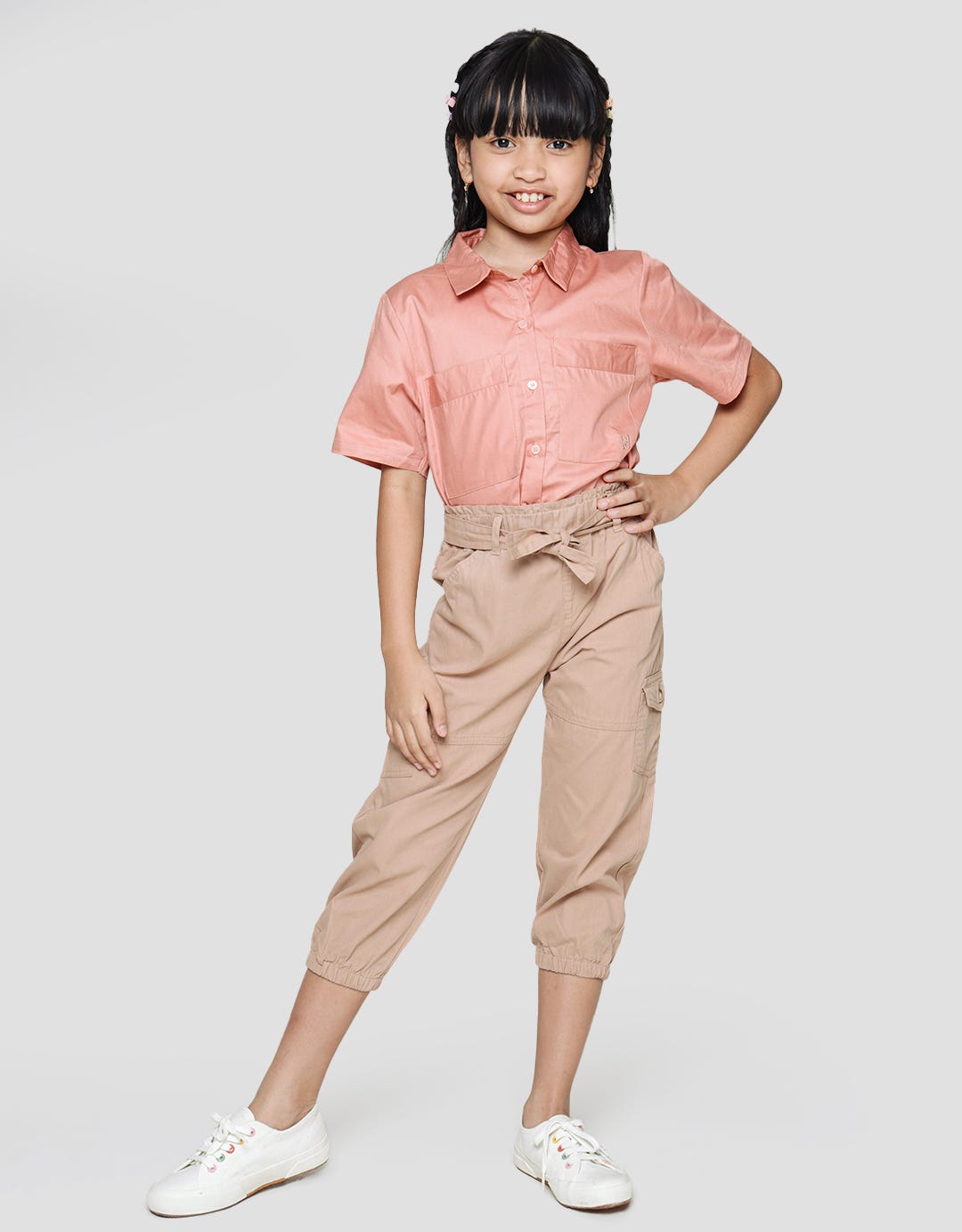 Little M Jogger Paperbag Cargo Pocket