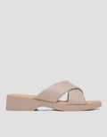 St. Yves Cross Ban Sandal Wedges Wanita