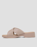 St. Yves Cross Ban Sandal Wedges Wanita