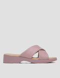 St. Yves Cross Ban Sandal Wedges Wanita