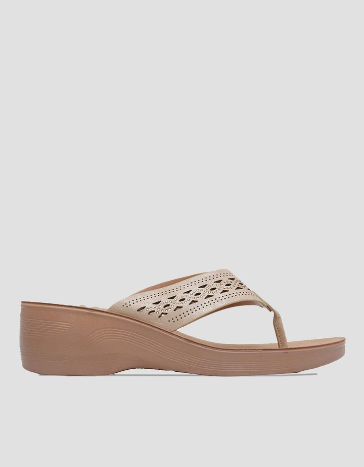 St. Yves Dotted Strap Wedge Sandals for Women