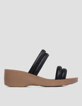 St. Yves Double Quilt Women's Wedge Sandals