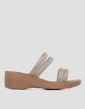 St. Yves Double Quilt Women's Wedge Sandals
