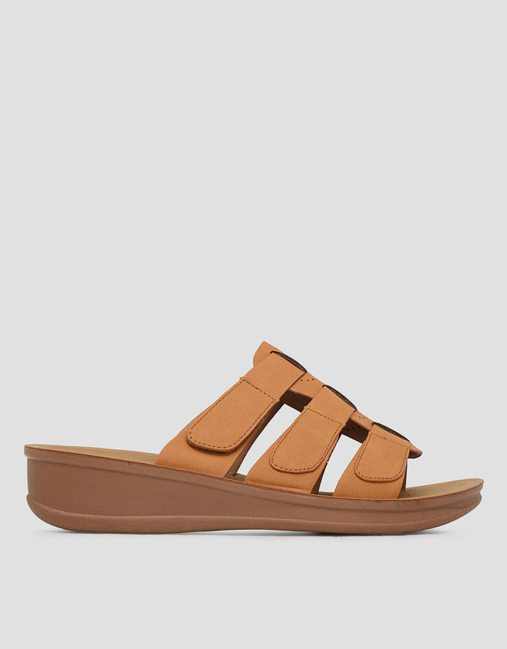 St. Yves Multi Strap Sandal Slipper Wanita