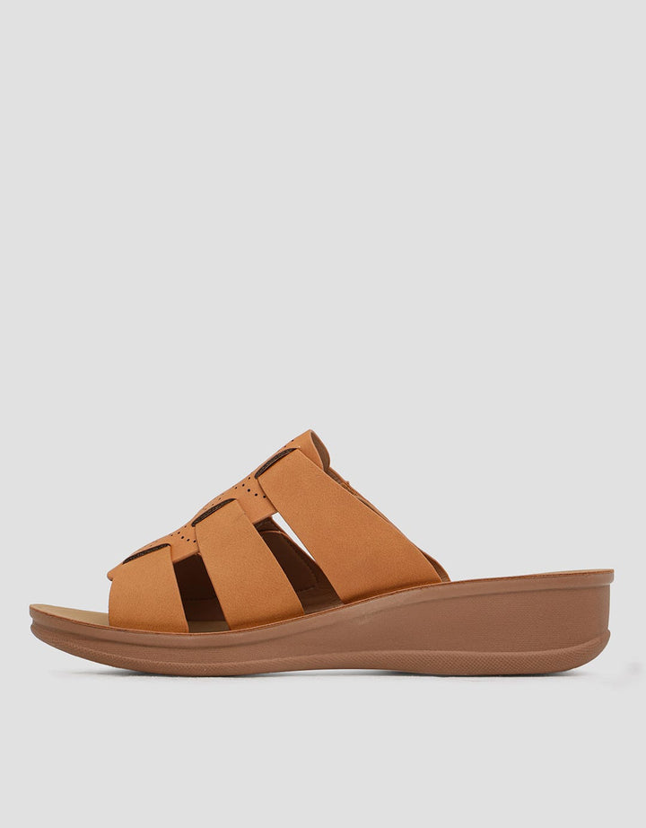 St. Yves Multi Strap Sandal Slipper Wanita