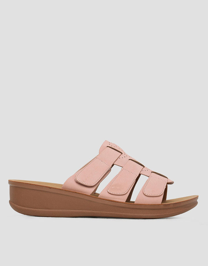 St. Yves Multi Strap Sandal Slipper Wanita
