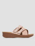 St. Yves Cross Style Women's Wedge Sandals