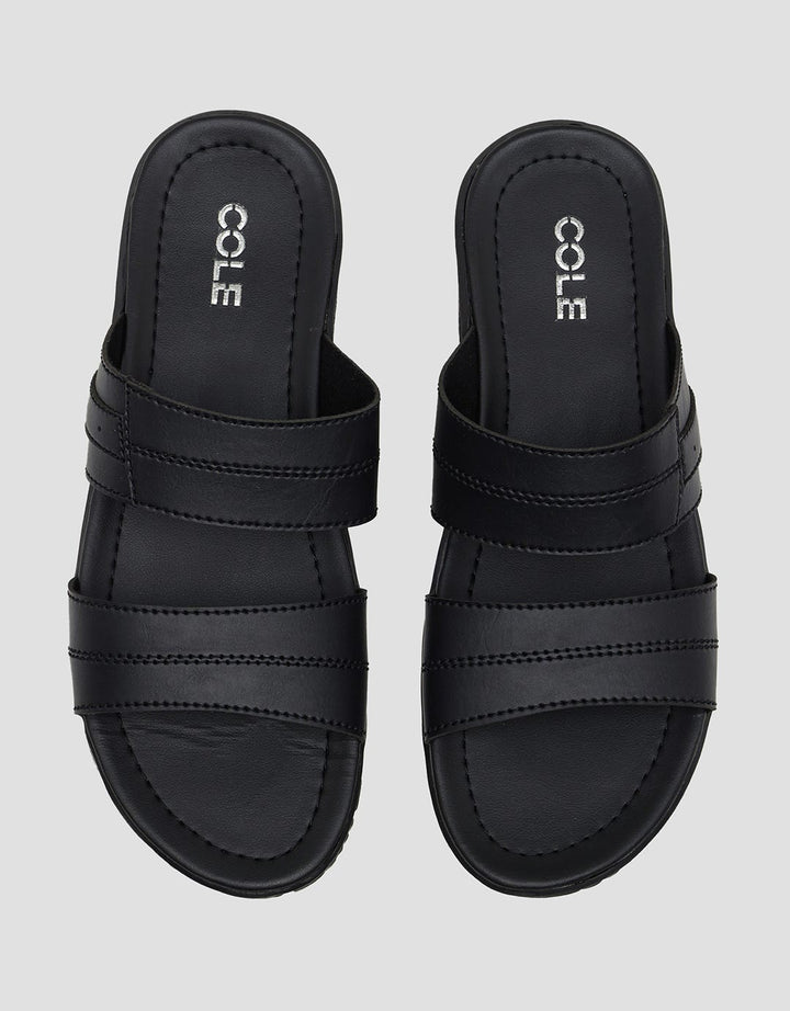 Cole Golden Double Sandal Slipper Pria