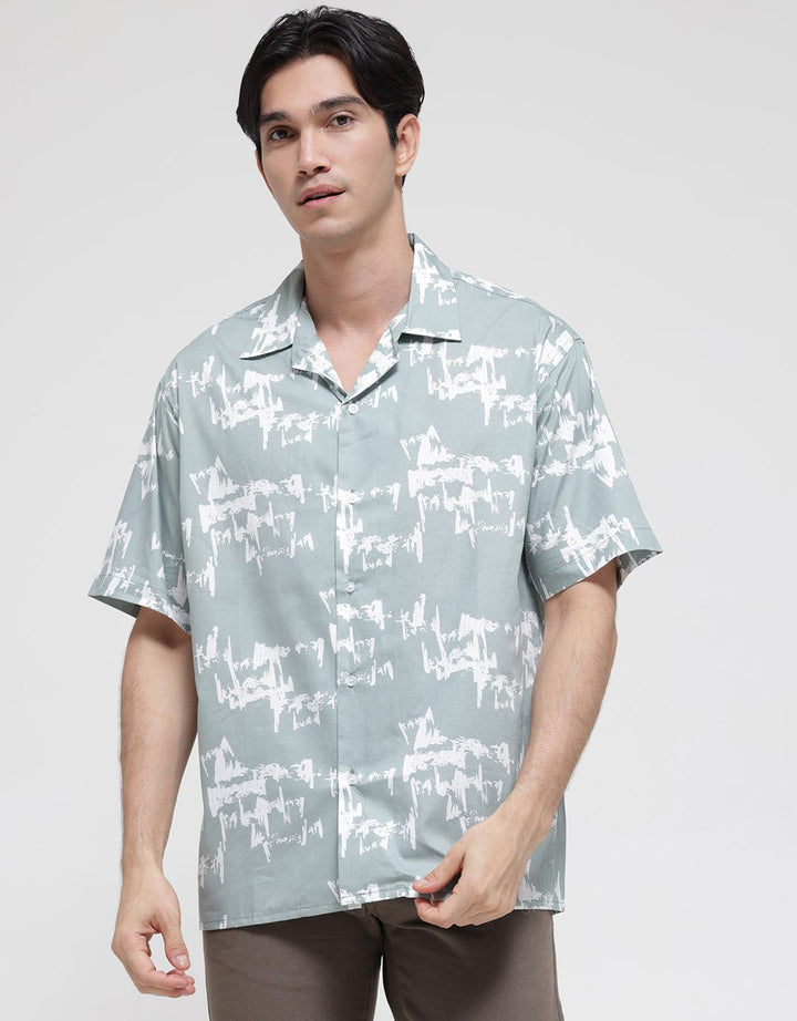 Walrus Abstract Print Shirt 02