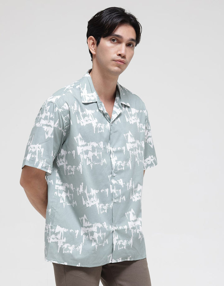 Walrus Abstract Print Shirt 02