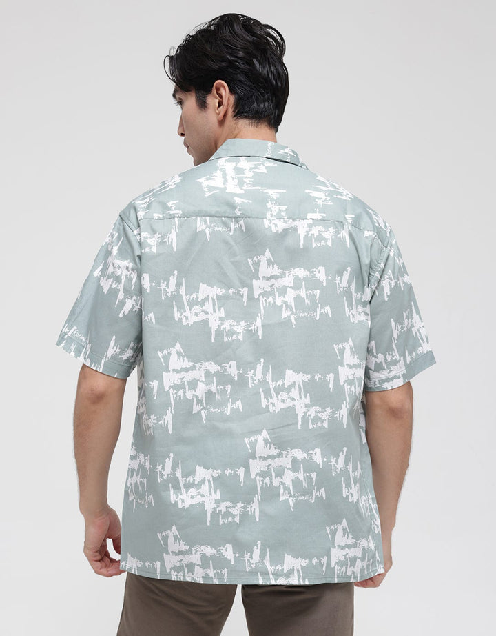 Walrus Abstract Print Shirt 02