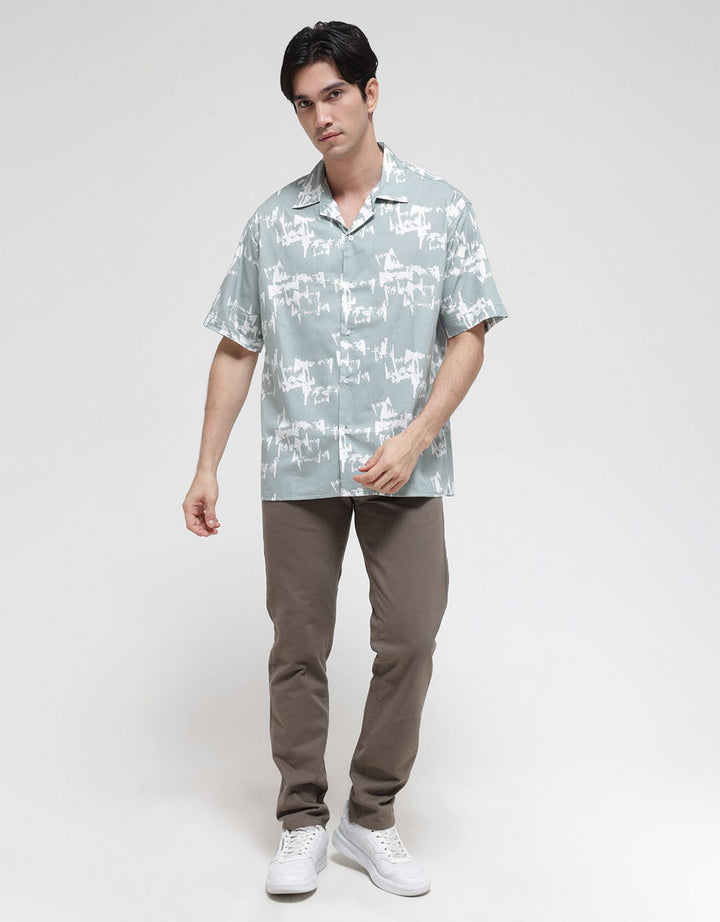 Walrus Abstract Print Shirt 02