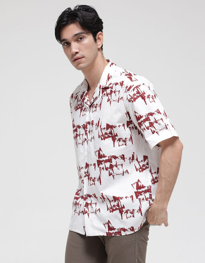 Walrus Abstract Print Shirt