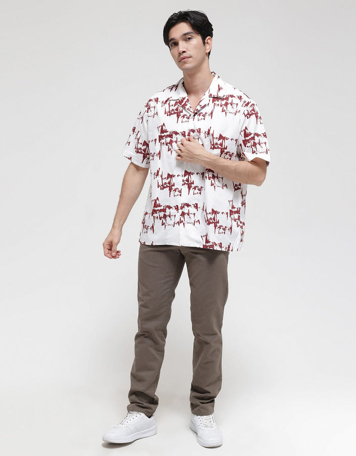 Walrus Abstract Print Shirt