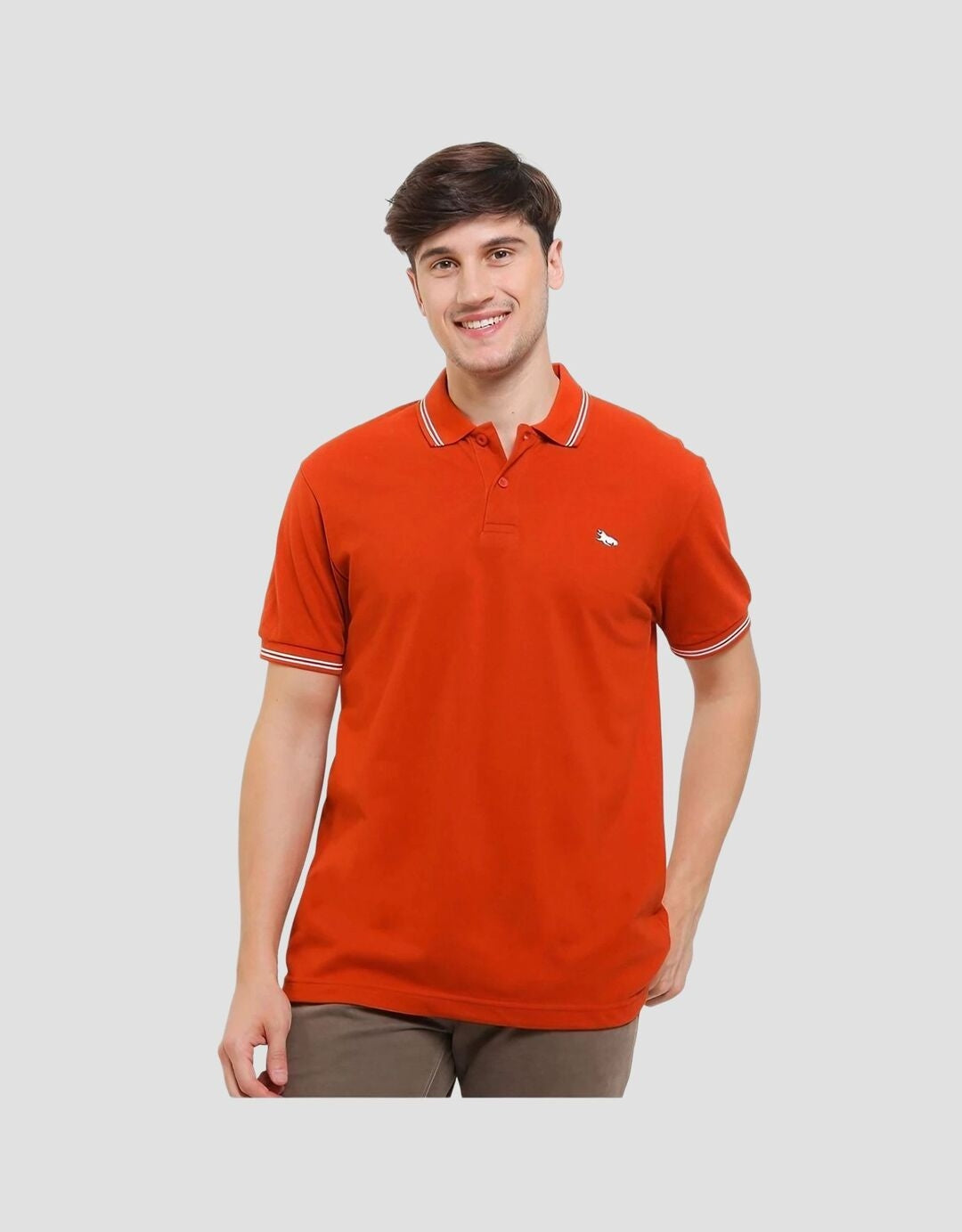 Walrus Polo Kaos Basic Padat Pria