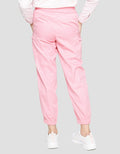 Aero Jogger Culottes Elastic Waist Ribbon Button Pocket