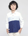 Little M Long Sleeve Shirt Roll Up Oxford