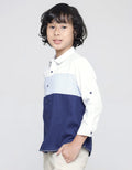 Little M Long Sleeve Shirt Roll Up Oxford