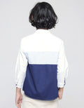Little M Long Sleeve Shirt Roll Up Oxford