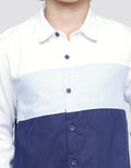 Little M Long Sleeve Shirt Roll Up Oxford