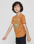 Little M Bamboo Dino Kaos Anak Laki-laki