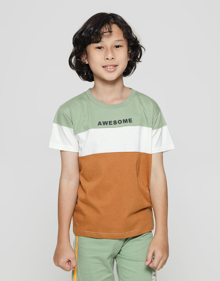 Little M Cut Sewn Bamboo Boys T-Shirt